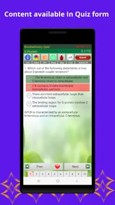 Biochemistry Quiz android App screenshot 11