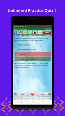 Biochemistry Quiz android App screenshot 13