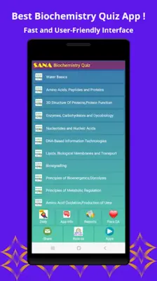 Biochemistry Quiz android App screenshot 15