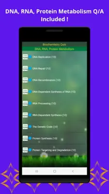 Biochemistry Quiz android App screenshot 4